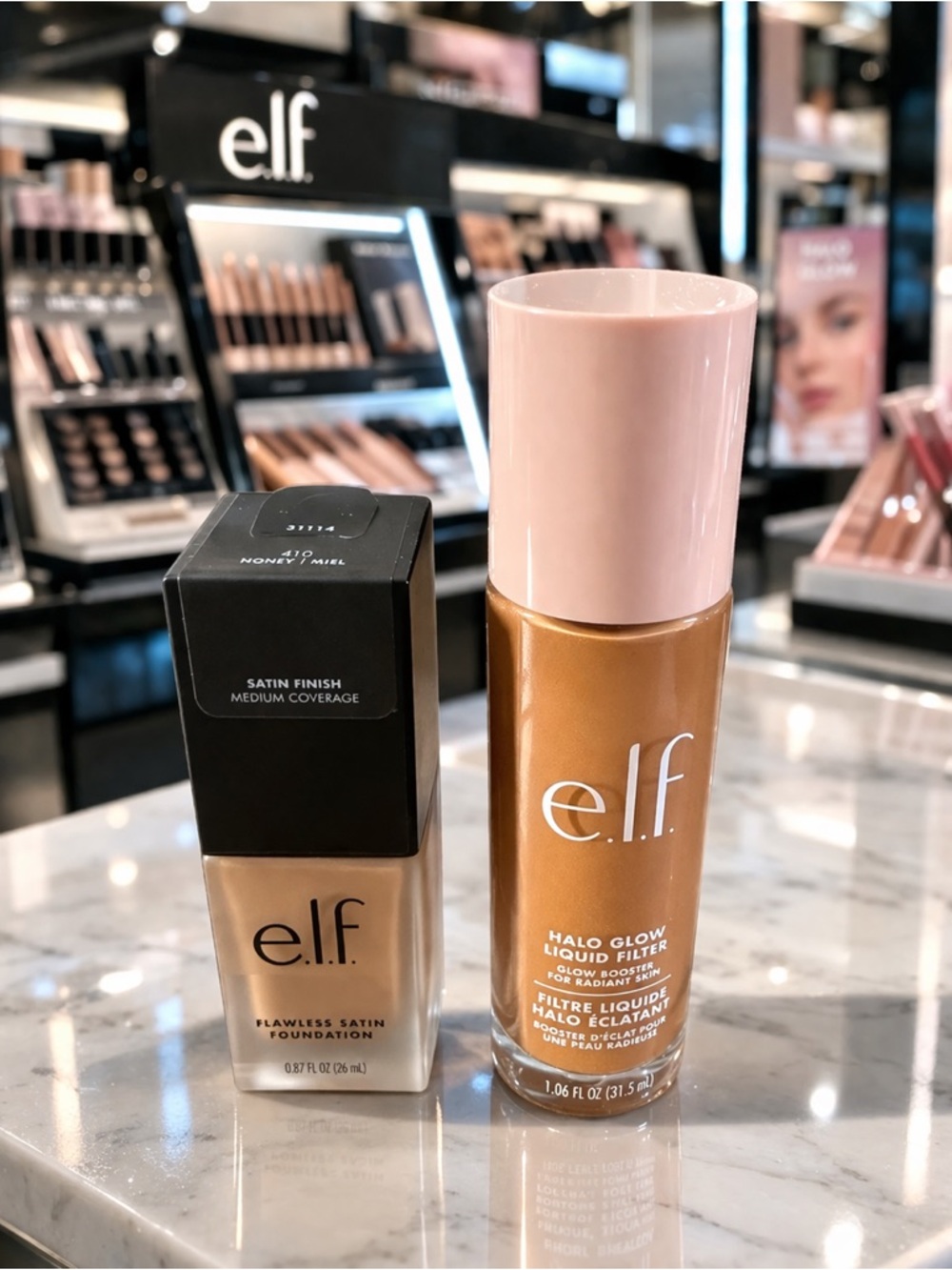 Halo Glow Liquid Filter & Flawless Satin Foundation Bundle - Brand New!